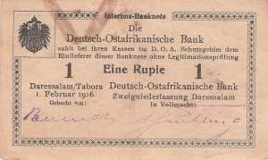 1 Rupie 1916 P2